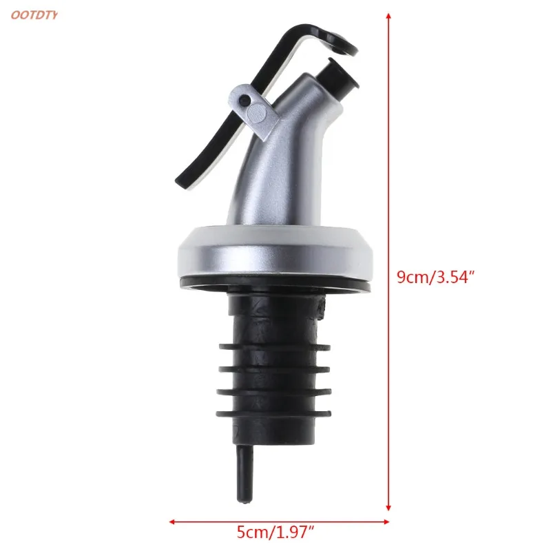 OOTDTY Olive Oil Sprayer Liquor Dispenser Wine Pourers Flip Bottle Cap Stopper Tap Tool