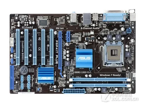 

original motherboard for ASUS P5P41T PLUS LGA 775 DDR3 USB2.0 8GB G41 desktop motherboard free shipping