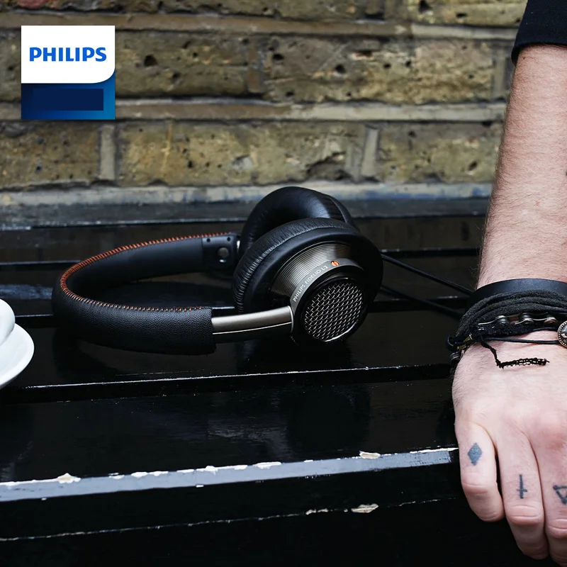 Наушники Philips L2BO HIFI, лучший продукт в году, с 40 мм приводом высокой мощности, длина линии 1,2 метров для xiaomi S8 S9 IOS