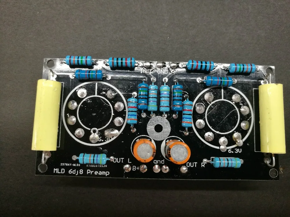 6DJ8/6N11/E88CC/6922 Tube Buffer Pre amplifier Preamp board DC 0 265V 0