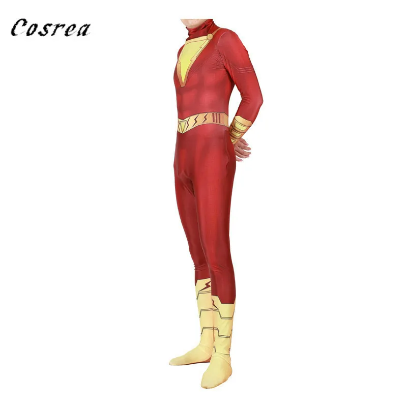 Костюм для косплея из фильма Shazam костюм бэтсона с накидкой и брошью супергероя