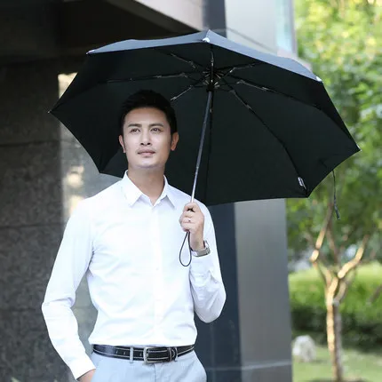 luminous clear print umbrella man umbrella folding umbrella auto