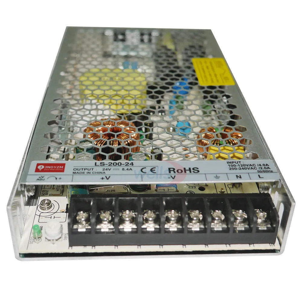 Светодиодный ультра-тонкий источник питания DC5V 12В 24В преобразователь 25 W/50 W/100 W/150 W/200 W/350 W Светодиодный драйвер для светодиодный полосы