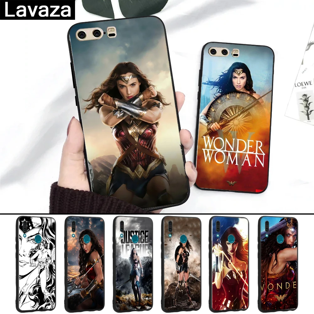 

Lavaza Justice League Wonder Woman Silicone Case for Huawei P8 Lite 2015 2017 P9 2016 Mini P10 P20 Pro P Smart 2019 P30 Lite Pro