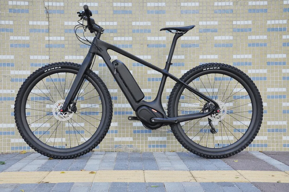 Электрический горный велосипед углерода для е-байка 29er горный велосипед Panasonic 250W 36V bafang мотор, фара для электровелосипеда в UPS и налоги