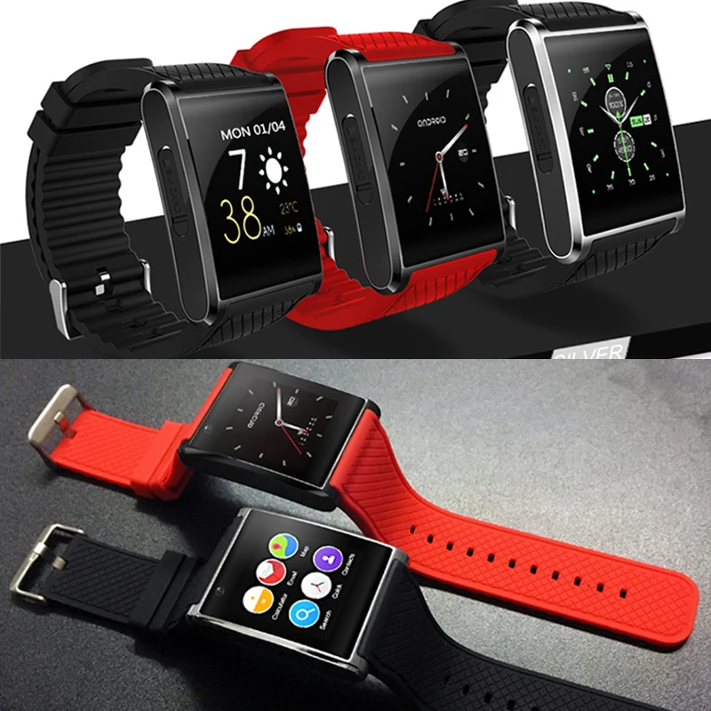 

X11 1.54" OLED Android Smart Watch Men Wristwatch Cell Phone With Camera GPS WIFI SIM Card 3G Smartwatch Sleep Monitor Pedometer
