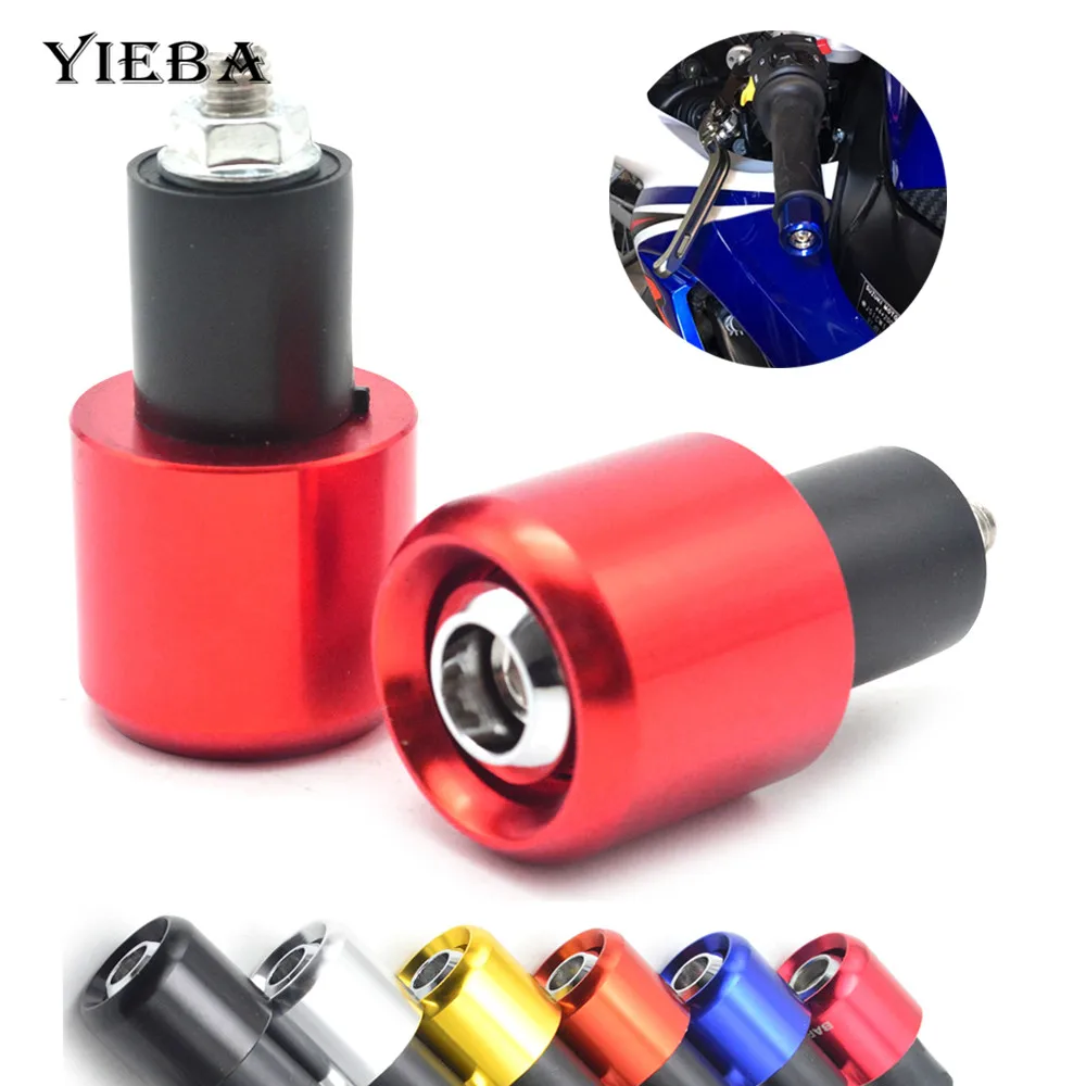 Motorcycle Handlebar End Handlebar Grips Cap Ends Anti Vibration Silder