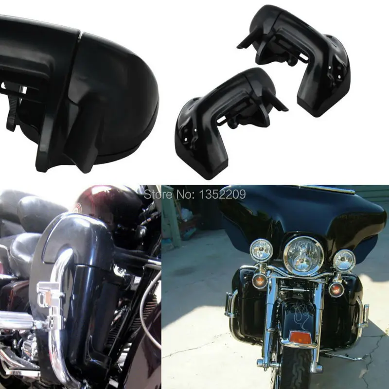 Vivid Black Lower Vented Fairing Fits For Harley HD Road King Street