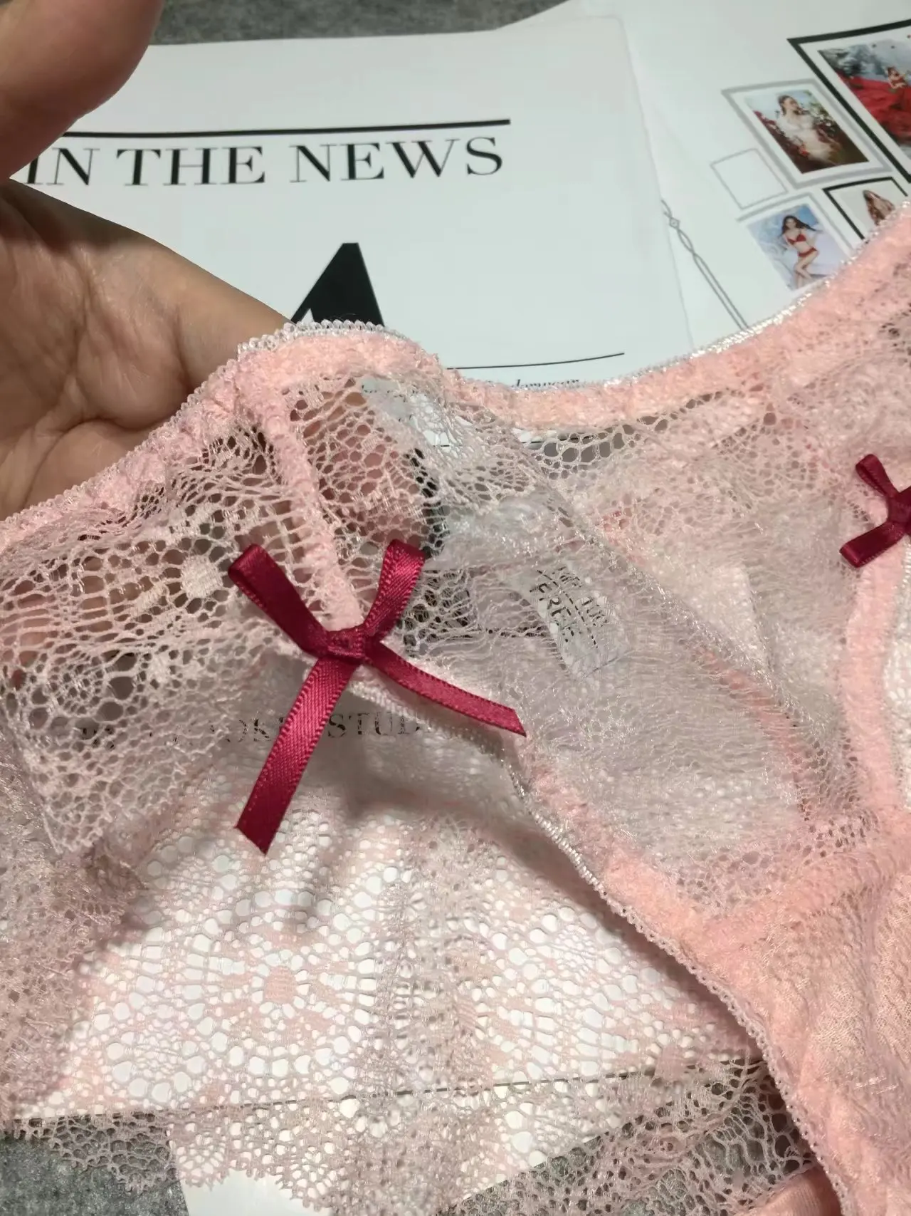 Lace Thread Empty Embroidery Women Bra Set Sexy Lingerie Push Up Padded Cotton braWomen Underwear Set