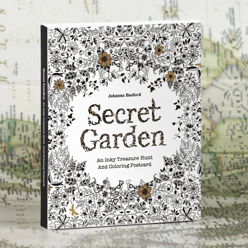 The Second Episode Secret Garden 30designs Vintage Large SizePainting Baby Coloring Book Postcards Greeting Birthday Post Card In Cards Invitations From