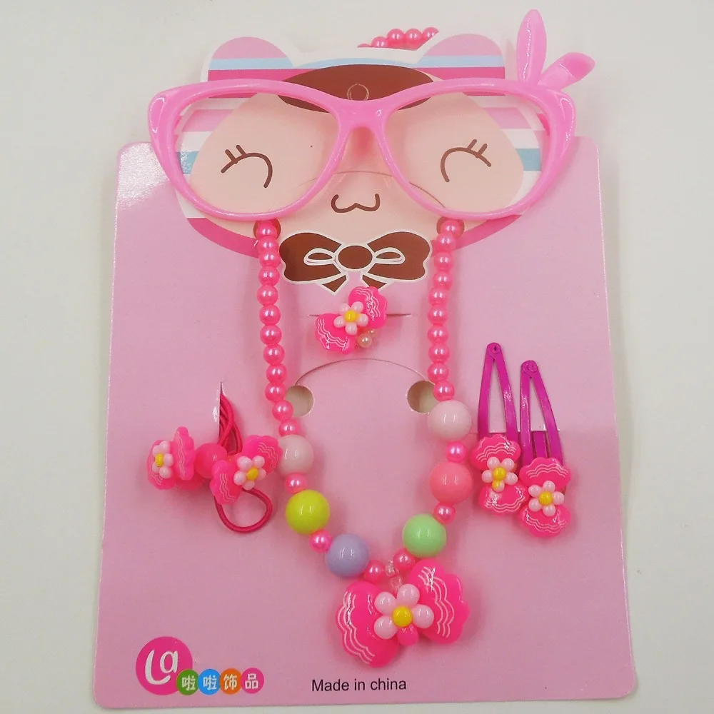 

Free Shipping Children jewelry Set best baby products!Wholesale children/kid jewelry Set handmade Smile necklace EV-GJ11