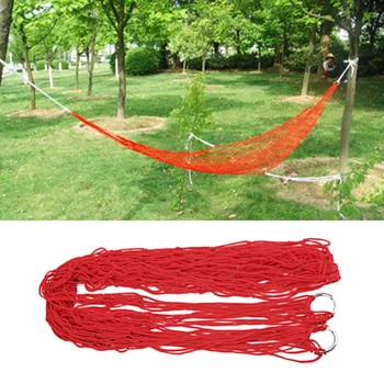 

Outdoor Travel Camping Hammock Garden Nylon Hang Mesh Net Sleeping Bed