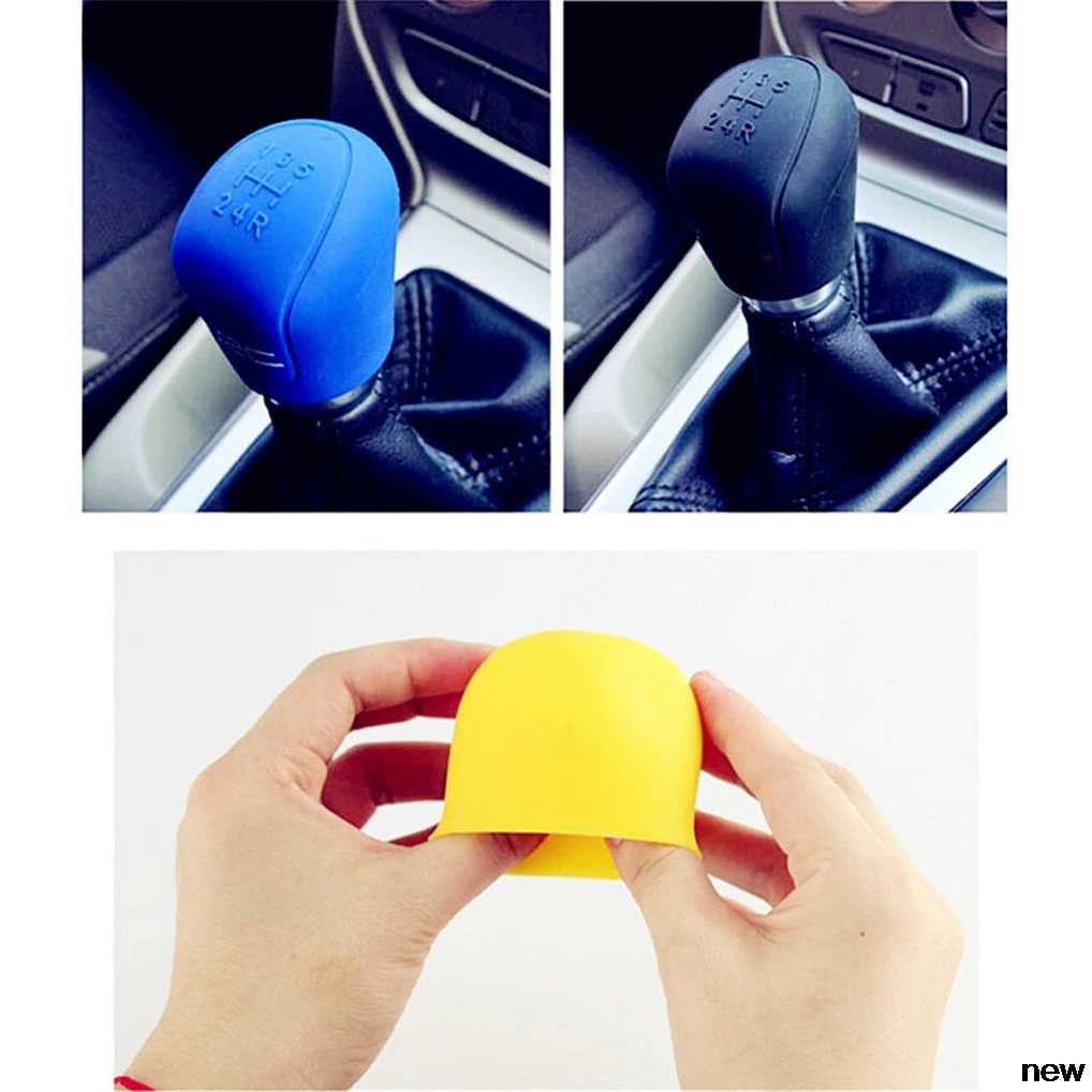 Car suv rubber Gear Shift Knob shifter Cover for Volkswagen vw Tuhuan 1
