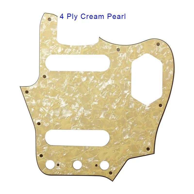 Guitar Pickguard Pleroo Guitar Scratch Plate 10 Scwer Holes US Jaguar Guitar Pickguard Scratch Plate Parts Multi Color Choice