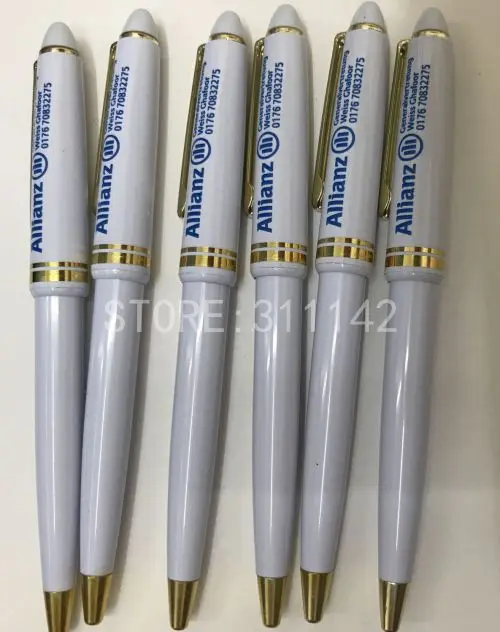

customized white plastic ballpoint pen with company logo cheap plastic ballpen custom promotion pens with logo personalized pen