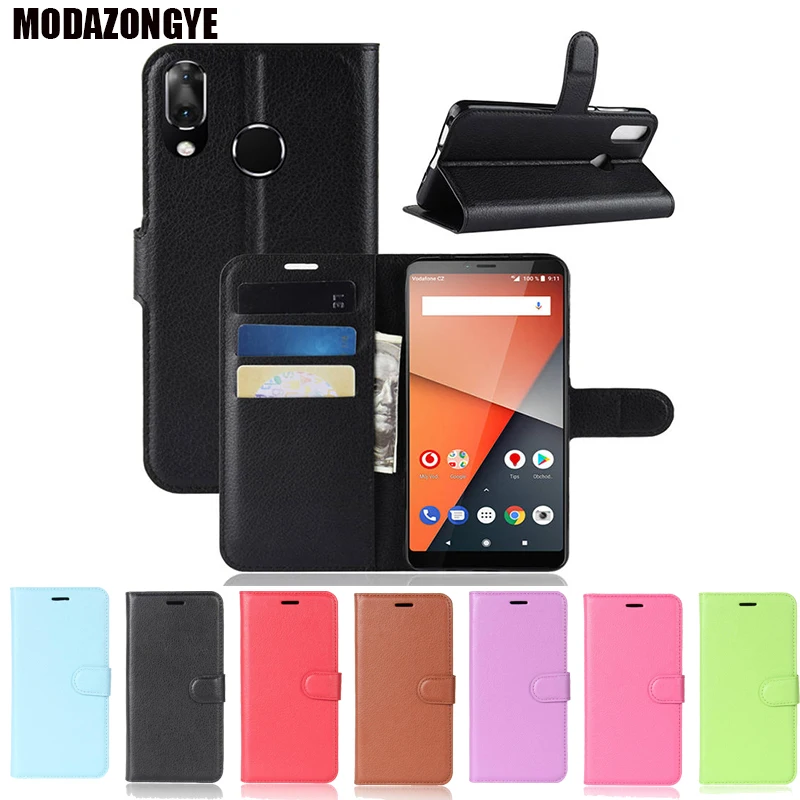 Vodafone Smart X9 Case Cover Flip Luxury Wallet PU Leather Back Phone X 9 SmartX9 Protective | Мобильные телефоны и