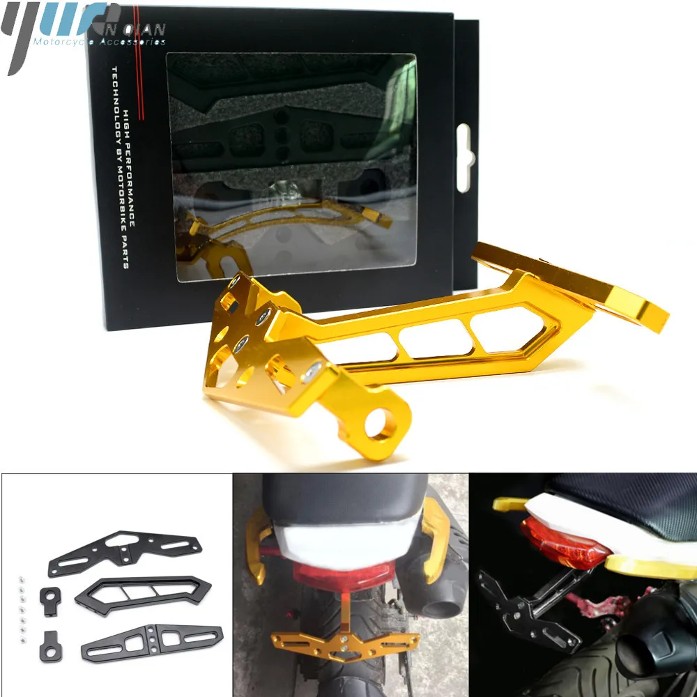 Для Honda MSX125 MSX300 MSX 125 msx300 держатель номерного знака для мотоцикла CNC алюминиевый