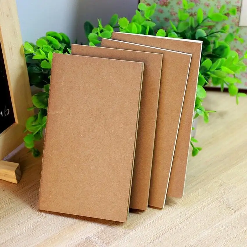 DIY Vintage Kraft Paper Notebook Creative Journal Notepad For Kids Gift