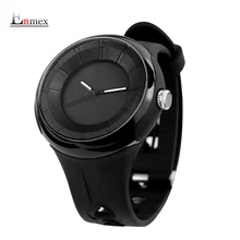 2017 hombres manos Luminosas Enmex regalo creativo diseño de código de tiempo reloj de pulsera impermeable ligero de los deportes de moda casual relojes de cuarzo