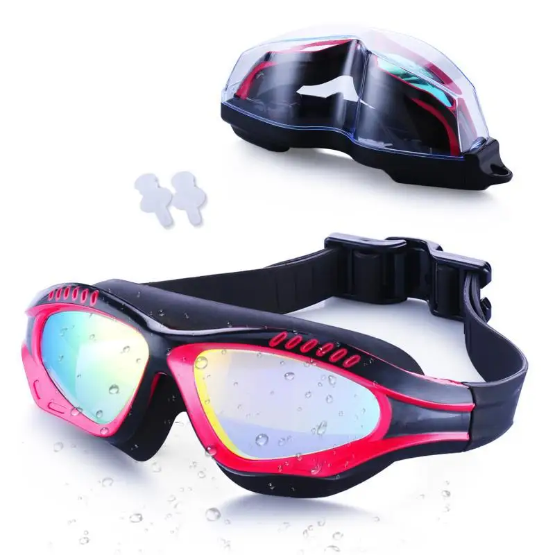Gafas de natación profesional impermeable Anti niebla protección UV de natación gafas Unisex gafas de natación