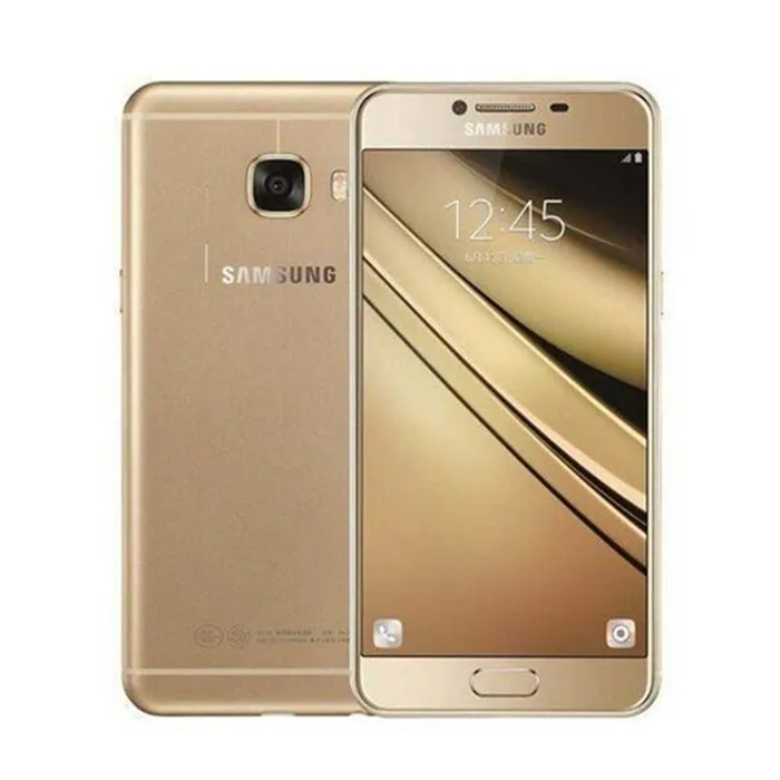 Samsung Galaxy C5 C5000, 5,2 дюймов, Восьмиядерный, 4 Гб ОЗУ, 32 ГБ/64 Гб ПЗУ, LTE, 16 МП, Android 1080 P, Wifi, две sim-карты, отремонтированный мобильный телефон