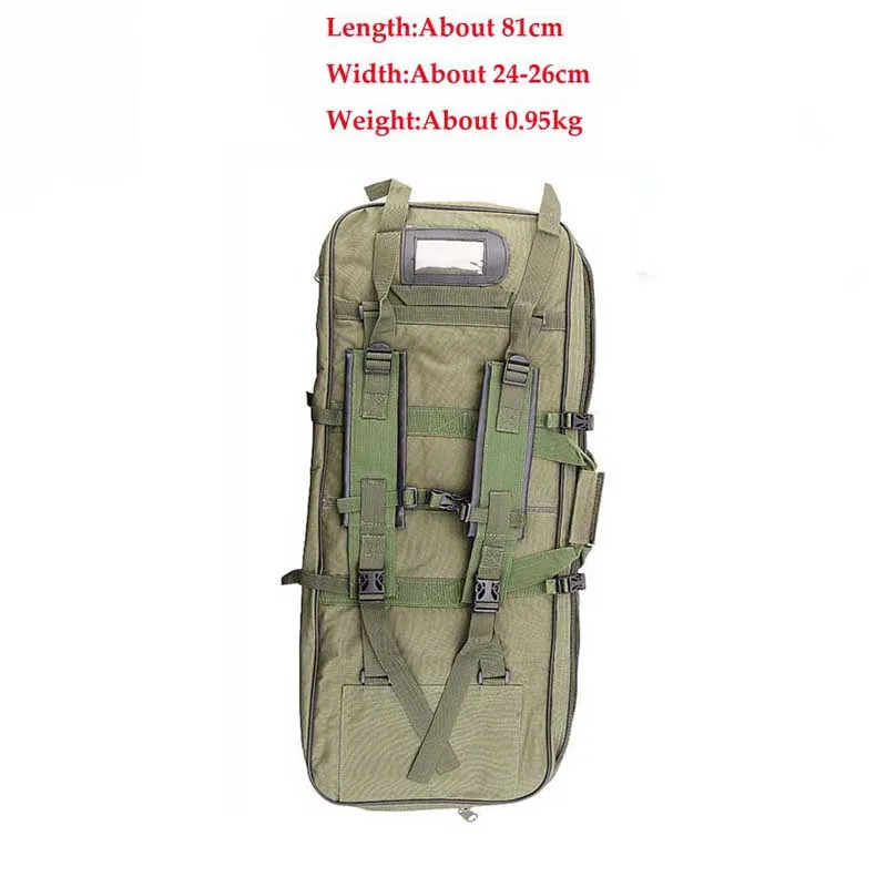 81 см 94 см 118 см тактическая охотничья Сумка военный винтовой кобура для пистолета квадратная сумка с наплечной лямкой, защитный нейлоновый рюкзак - Цвет: Green 81CM