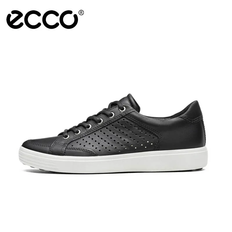 

ECCO Men's Casual Shoes Soft 7 Retro Tie Leather Casual Shoes Breathable Cushioning Anti-Slip Zapatillas hombre 4380864