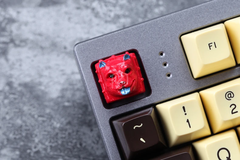 Groupbuy Бесплатная доставка колпачки для ключей BoB Year of Dog из смолы Artisan новинка