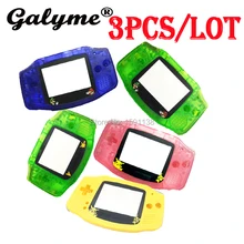 3 шт./лот Горячие Пикачу/Mari Mars Bros Экран объектив Корпус В виде ракушки игры Чехол W/резиновые прокладки Fit gameboyadvance консоли Boy Advance