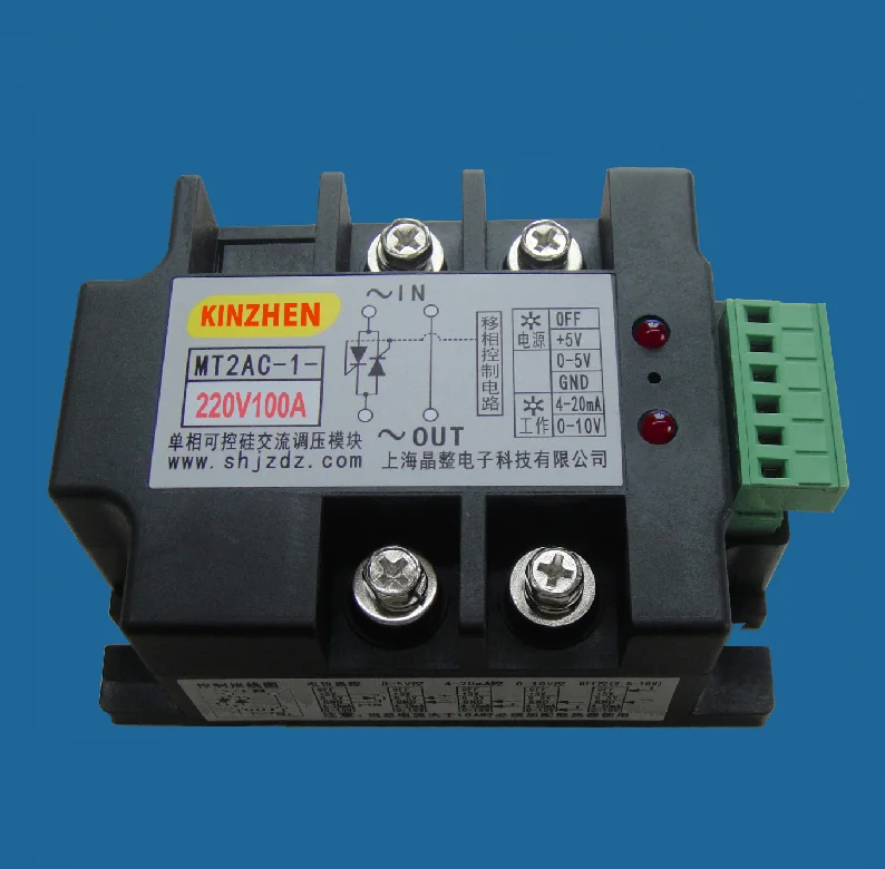 

Single-phase Bridge Type Full Control Thyristor DC Rectification Voltage Regulating Module MT2AC-1-220V100A