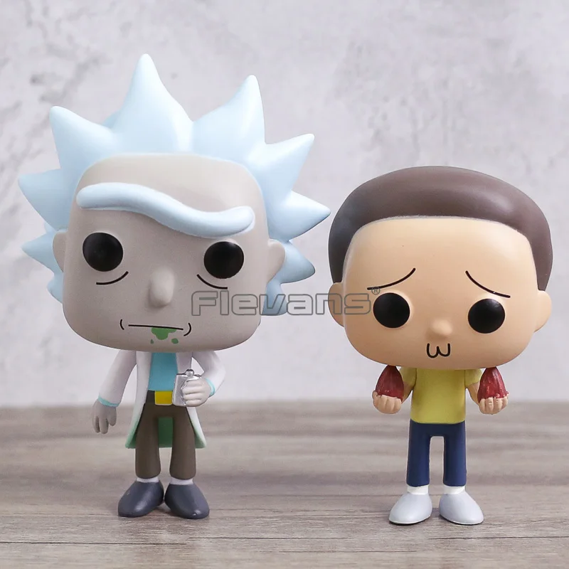 

Rick and Morty Vinyl Collectible Figures Rick Sanchez #112 Morty Smith #113 Boxed Figure Model Doll