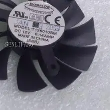T126010SM 55 мм DC12V 0.14A 39 мм 2-line для видеокарта вентилятор охлаждения