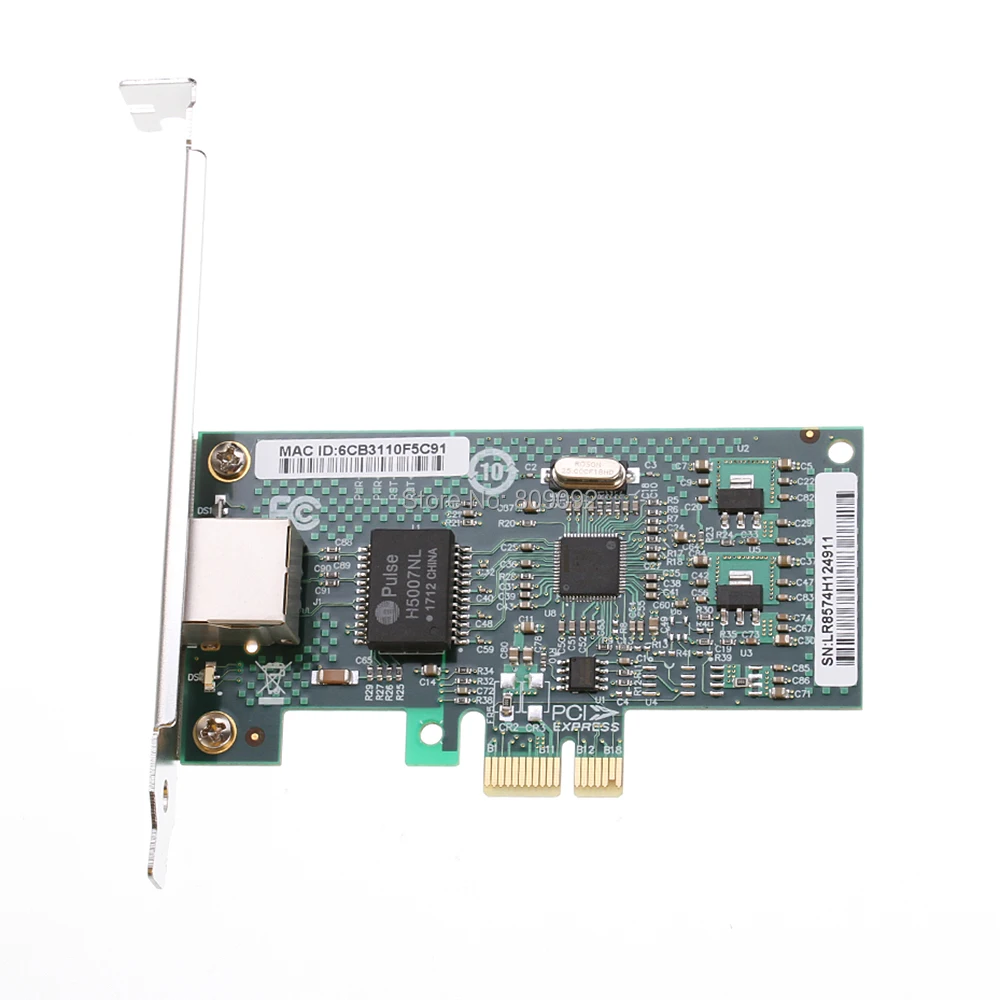 Высокая Скорость PCI-E Ethernet адаптер карт 10/100/1000 Мбит/с NIC RJ45 Gigabit 82574 локальной сети для портативных ПК компьютер сервер