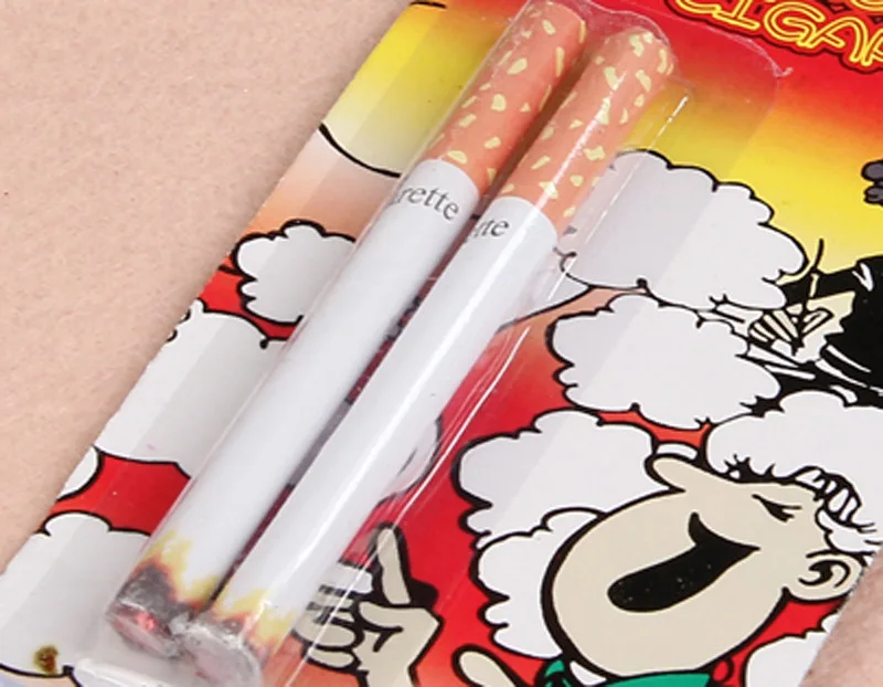 Шутка для розыгрыша искусственный сигареты Fags эффект дыма Новинка горит конец необычный подарок для продажи розыгрыши смешные игрушки трюк