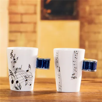 

Ceramic Musical Instrument Drum Shaped Mugs Coffee Cups Innovative Christmas Gift Tools Water Cup Mugs And Coffee MilkTea Cups