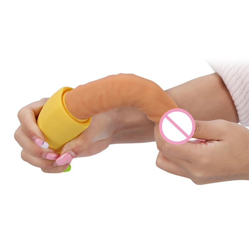 New Dildo Vibrators Banana Sex Toys horse dildos realistic huge Penis Medical Silicone USB Vaginal Massager Vibrator Long  (14)