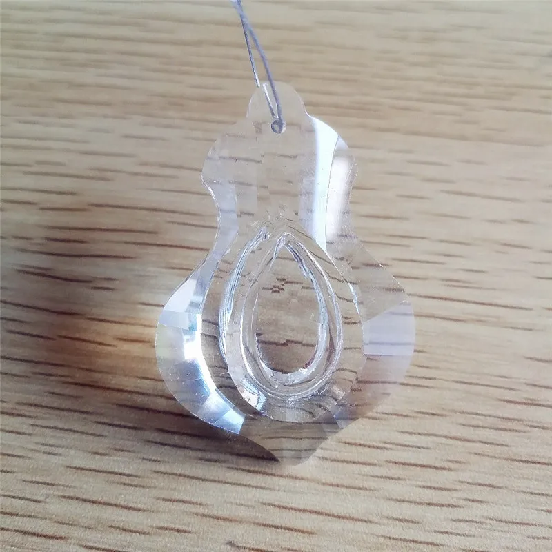 Best 50*33*17mm 20pcs Crystal Chandelier Parts Crystal Pendants For