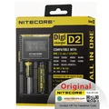 Nitecore i8 интеллектуальное зарядное устройство 8 слотов 4A выход умный заряд батареи для IMR18650 16340/10440 AA AAA 14500 26650 автомобильное зарядное устройство C2