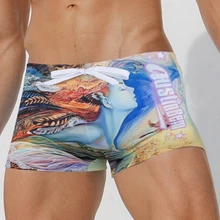 Бренд AUSTINBEM, сексуальный купальный костюм для мужчин, купальный костюм, нейлоновые мужские плавки с принтом, мужские плавки, мужские/мужские Бермуды для серфинга, купальный костюм