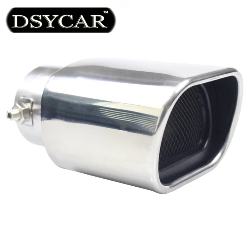 DSYCAR Universal Car Modification Stainless Steel Exhaust Pipe Muffler