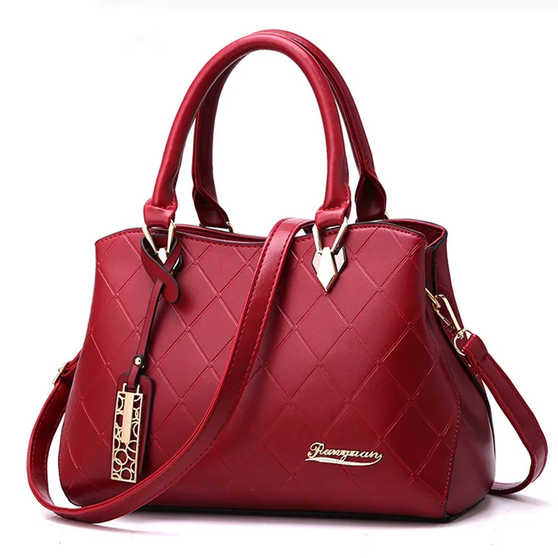 

Handbags pu female bag metal sheets decoration Solid Messenger Bag sweet lady fashion Crossbody Bag luxury women shoulder bag