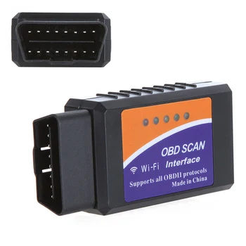 ELM327 WIFI OBD2 OBDII для автомобильного диагностического сканера адаптер для IOS Android системы ELM327 WIFI OBD2 OBDII для автомобильного диагностического сканера адаптер для IOS Android системы