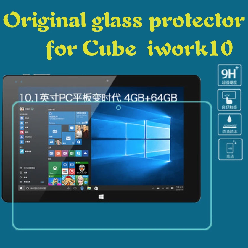 

In Stock Tempered Glass Films Screen Protector for cube iwork10 10.1inch Tempered Glass Film