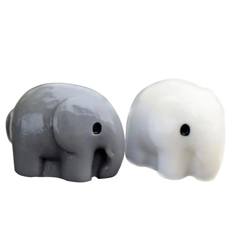 

WINOMO 2Pcs Miniatures Elephants Resin Mini Bonsai Garden Succulent Home Plant Pots Micro Landscape Craft Fairy Decor