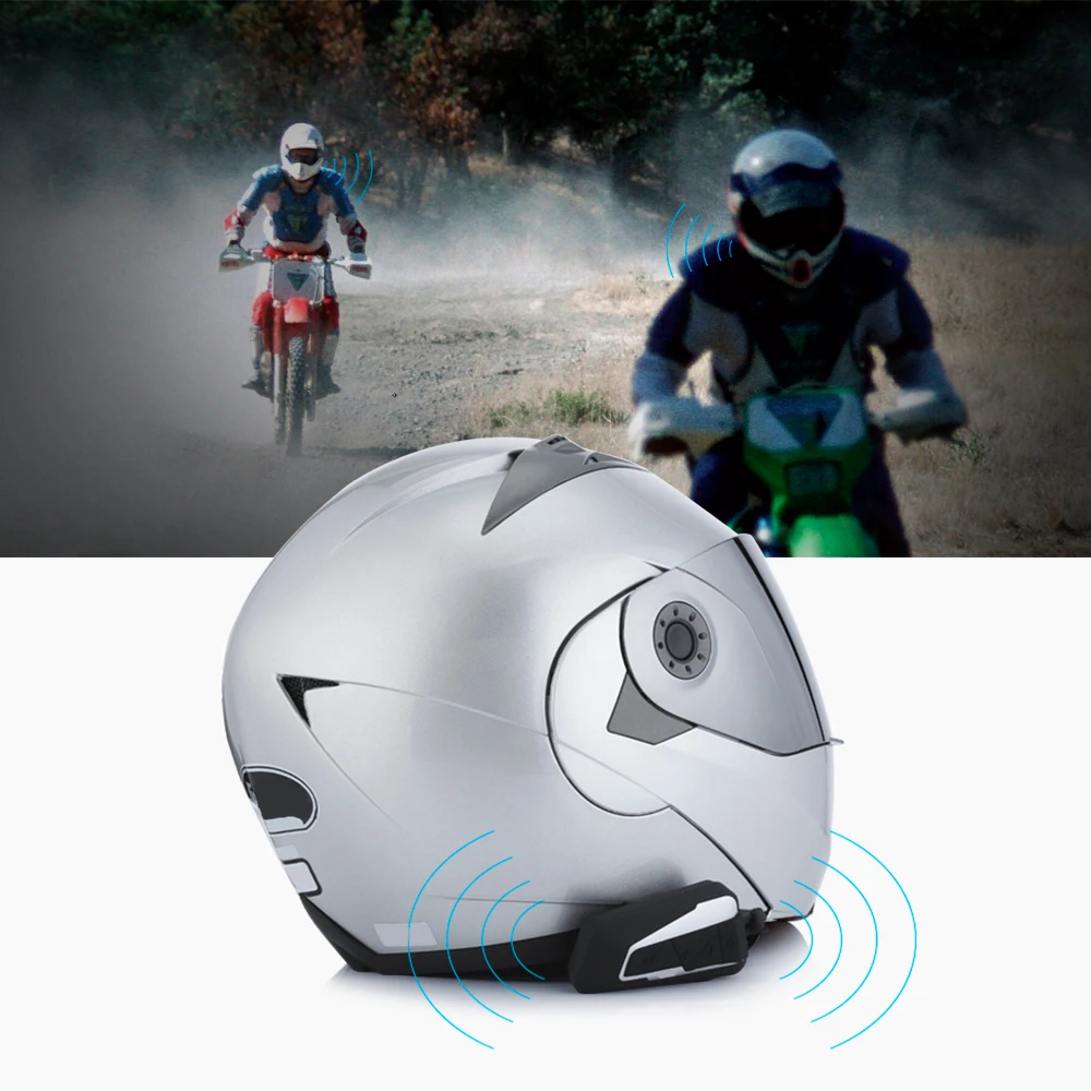 2 шт./лот T9S мотоцикл Шлемы гарнитуры внутренней связи Bluetooth Мото 1200 м