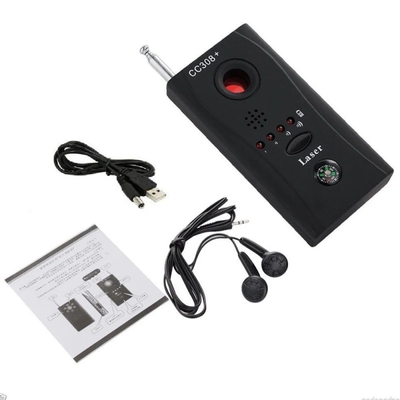 

CC308+ Full Range Wireless Anti-Candid Anti-eavesdropping RF Signal Detector GSM Device Finder Full-frequency Detector