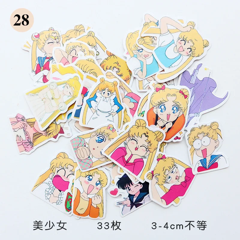 

1Pcs/Sell Sailor Moon Notebook Pack Posted It Kawaii Planner Scrapbooking Stickers Stationery Escolar School Supplies