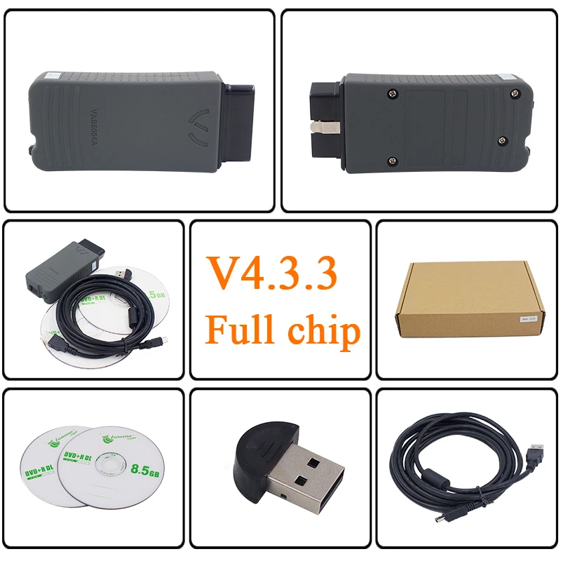 VAS 5054A ODIS V4.3.3 полный OKI чип OBD OBD2 диагностический инструмент VAS5054A ODIS 4.3.3/PC V19/3.0.3 Bluetooth для UDS сканер