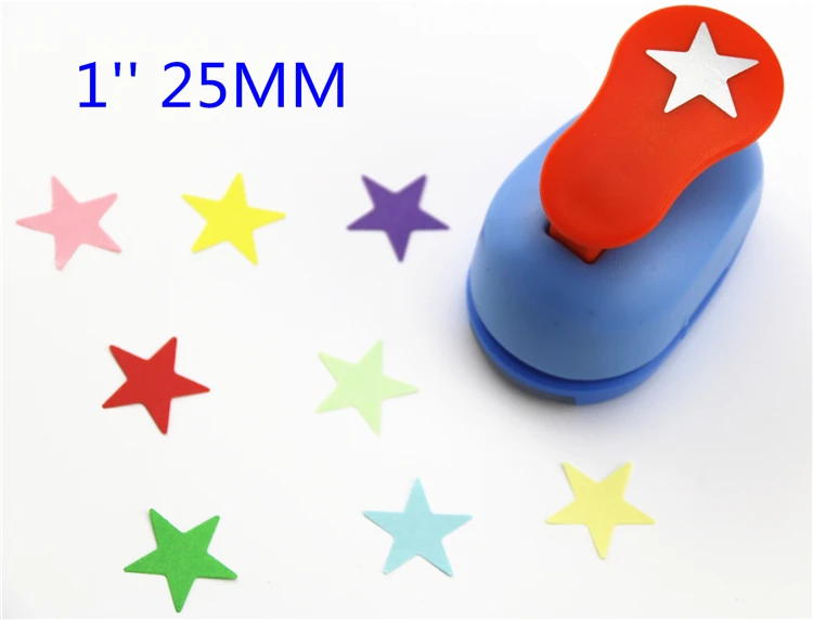 

freeship25mm star punches for eva paper punch craft perfurador cutter scrapbooking paper punch for kids furador diy puncher R339