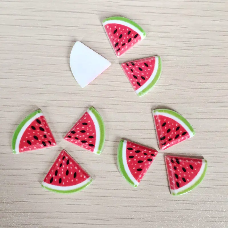 DIY20pieces جميل البطيخ الهاتف شقة الراتنج الحرف ، حجر الراين أزرار القصاصات المجوهرات accessories-A738